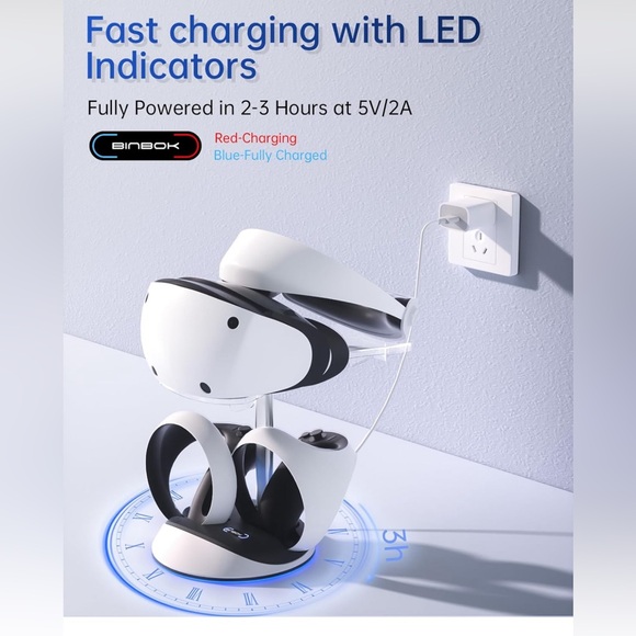 Controller Charging⚡️Station for PSVR2 Sense Controller w Ambient Light💡 - Picture 7 of 11